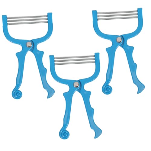 BESTYASH Facial Hair Remover 3pcs Spring Epilator Manual Hair Removal Tool for Women Safe Effective Non-Slip Grip