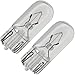 Industrial Performance Replacement for GE W5W (MPC GE #27563), 5 Watt, 13.5 Volt, Miniature Automotive Instrument Panel Light Bulb (2 Pack)