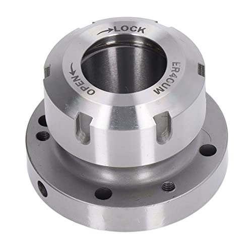 flexman Clamping Collet Chuck, 80mm ER40 Carbon Steel Collet Clamping Nuts CNC Milling Chuck Holder Lathe for Chuck CNC Milling Machine Turning Tool