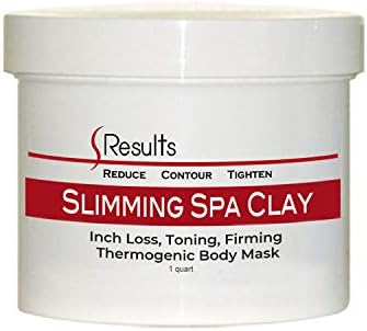 Spa Body Slimming Treatment Clay for Inch loss, Toning, and fighting Cellulite - Body Mask for spot treatments or full Body Wraps - large jar for Multiple Treatments