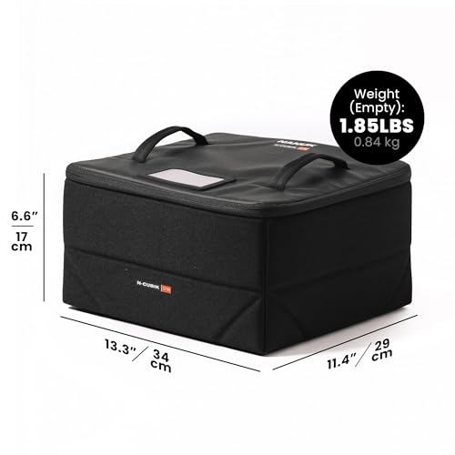 Image of NANUK N-Cubik 17M Camera Bag Insert - Medium Water-Resistant Cube - Shockproof Protective Camera Insert for Backpack - Perfect for Tech Gear & Accessories (11.4 inch x 13.3 inch x 6.6 inch)