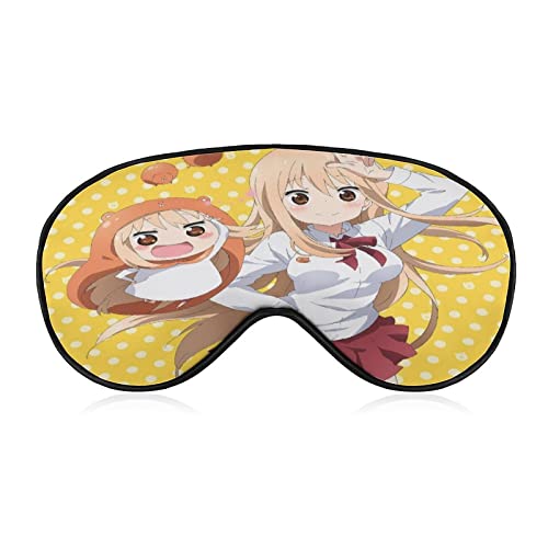 干物妹!うまるちゃん (2) アイマスク シルク 睡眠用 夏用 洗える アイピロー 目隠し 寝る時マスク スリープマスク 目のケア ふわふわ素材 快眠 快眠 軽量 安眠遮光 旅行用 長さが調節できる