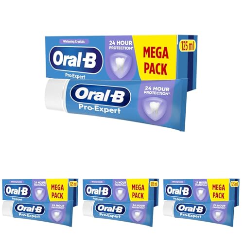Oral-B Pro-Expert Gentle Whitening Toothpaste Spearmint Flavour 125 ml (Pack of 4)