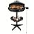 I-Keukenn Indoor & Outdoor Electric Grill, Portable BBQ with Non-Stick Baking Pan, 1500W Power & Intelligent Temperature Control, Removable Stand for Balcony Backyard Camping Party, Gray