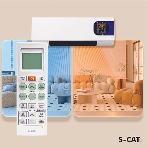 Image of S-CAT Compatible with LG AC Remote Control AKB75415306 AKB73595915 (No Backlight) Model 36K Suitable for 1 1.5 2 Ton Split /Window /Cassette AC (Match Old Remote Exactly, for Any Issues Contact us)