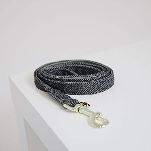 Kentucky - Hunde Leine Wolle grau 2m