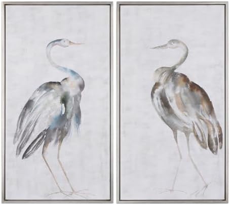 Summer Birds 46 3/4" High 2-Piece Framed Canvas Wall Art Set