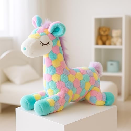 Image of Babique Ziraffe Multi Plush Soft Toy Cute Kids Animal Home Decor Boys /Girls (45 cm)