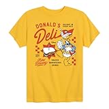 Disney - Donald's Deli - Youth Boys Short Sleeve Graphic T-Shirt - Size X-Large Yellow