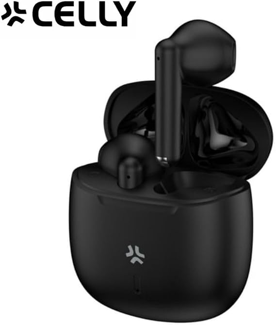 CELLY BUZ2 TWS Tam Kablosuz Bluetooth 5.3 Dokunmatik Kulak İçi Siyah Kulaklık Type-C Girişli