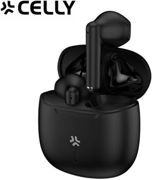 CELLY BUZ2 TWS Tam Kablosuz Bluetooth 5.3 Dokunmatik Kulak İçi Siyah Kulaklık Type-C Girişli
