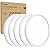 5Pack 9Inch Flush Mount Ceiling Light White,18 Watt 5000K LED Ceiling Light Fixture, Ultra Slim Close to Ceiling Light Fixture, Round Flat Low Profile Ceiling Lamp For Kitchen Bedroom Basement Hallway