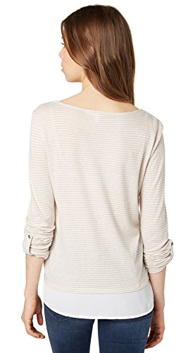 Tom Tailor 2 in 1 Stripe Shirt, Maglia a Maniche