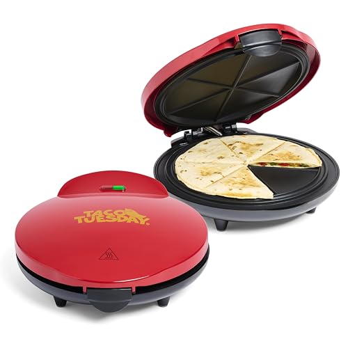 Taco Tuesday Deluxe 10-inch Quesadilla Maker