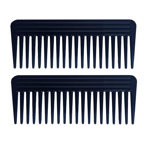 Amelia Beauty Peine Desenredante de Dientes Anchos 6" Pack 2 miniatura 1