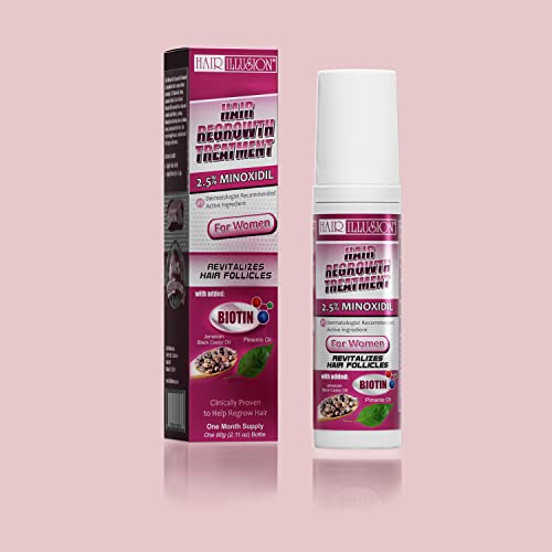 Minoxidil 2.5% Foam 2+1 Hair Regrowth Treatment With Added Natural Hair Growth Vitamins, Biotin, Jamaican Black Castor Oil, Pimento Oil, 3 Pack, (3 Month Supply) #TOP6