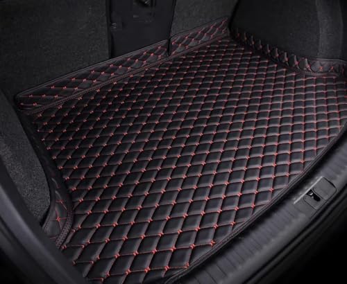 QIAOFANFAN Auto Kofferraummatte für Mercedes Benz A-Class W176 A45 AMG 4MATIC 2014-2017,Leder rutschfest wasserdichte Kratzfest Cargo Schutzmatte Kofferraum Innenraum ZubehöR,A/Black-Red QIAOFANFAN Auto Kofferraummatte für Mercedes Benz A-Class W176 A45 AMG 4MATIC 2014-2017,Leder rutschfest wasserdichte Kratzfest Cargo Schutzmatte Kofferraum Innenraum ZubehöR,A/Black-Red
