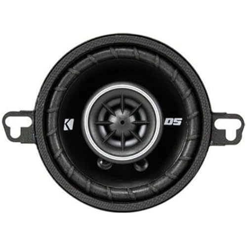 KICKER DSC350 3.5-Inch (89mm) Coaxial Speakers, 4-Ohm (Pair)