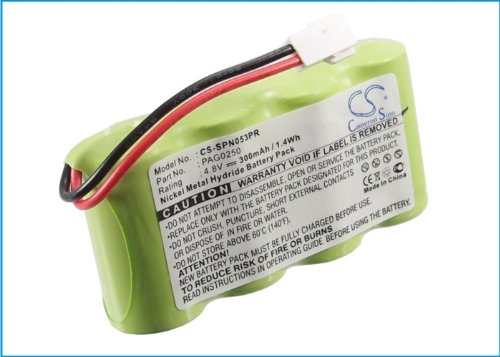 XSPLENDOR XSP Replacement Battery for Perpect Pager, 1300500, GN9962053 PN PAG0250