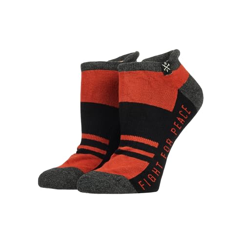 Heroes & Villains Wonder Woman Fight For Peace Women's 3-Pair Athletic Tabbed Knit Ankle Socks4