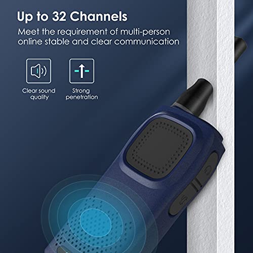 Digital&Analog Walkie Talkie - Two Way Radio, Long Range Business Walkie Talkies For Adults Rechargeable Hands Free 2 Way Radios, Up To 30H Standby Time, Automatic Backlight Led Screen #TOP3