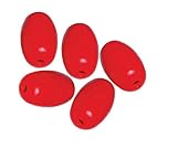 Kwik Tek Orange Cycle Parts Red Floats for Pools, Water Ski Ropes, Anchor Lines, Marker Buoys, Crab Traps, Boats and More 5 Pack F-5R
