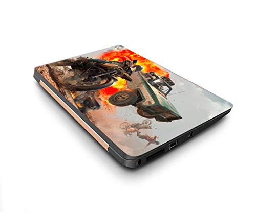 Image of Galaxsia PUBG D2 Vinyl Laptop Skin /Sticker /Cover /Decal Compatible for Any 17 to 17.3 Inches Laptop (Hp /Dell /Sony /Acer /Lenovo /Asus. Etc) Or Notebook.