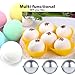 12 Pcs DIY Metal Bath Bomb Molds Bath Bomb Press Soap Making Kit for Crafting Your Own Handmade SPA（6 Set，2.1 Inches）