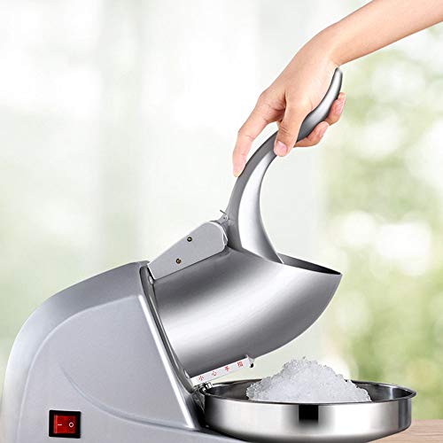 ACOMG Elektrische Eiscrusher, Ice Shaver Maschine Ice Shatter Mixer, Edelstahl Schneekegelmaschine für EIS, für Haushalt… – Bild 4