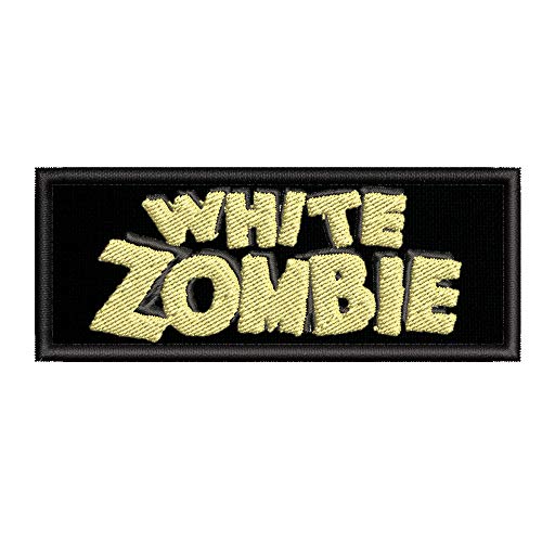White Zombie Bela Lugosi Horror Movie Retro Vintage Embroidered Premium Patch Diy Iron-On Or Sew-On Decorative Badge Emblem Gear Clothes Appliques #TOP16