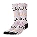 All Season socks For Women, Fashionable Personality Soft Non-Slip Socks For Men And Women Compatible with Abstract Breasts Boobs Pattern Pink