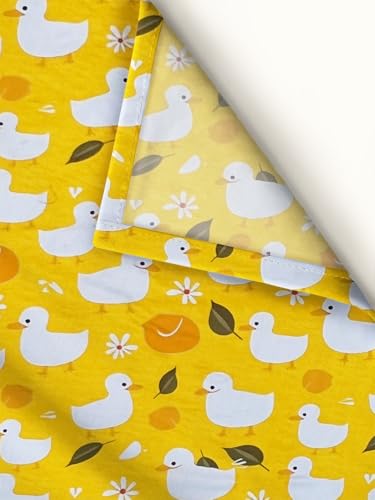Image of Weave & Decor Cotton Feel Kids Bedsheet Double Bed 90x90 inches, Soft Fabric, Includes 2 Pillow Covers 20x30 inches