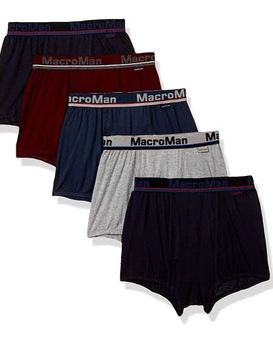 Rupa Macroman Men's Plain Outer Elastic Premium Brief - Pack of 4 (4XL/110 cm, Multicolour)