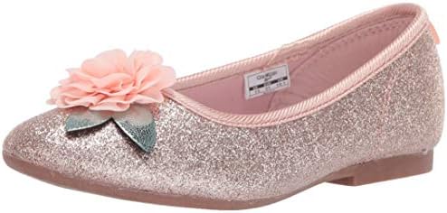 OshKosh B'Gosh Baby-Girl's Maci Dressy Ballet Flat, Rose, 5 M US Toddler
