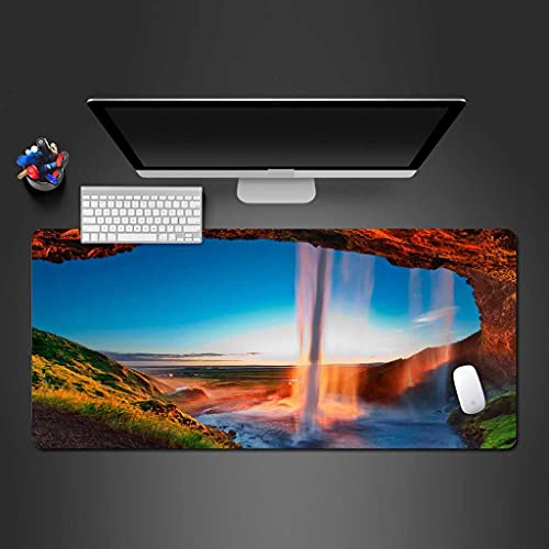 Tapis de souris gaming XXL 1000x500 mm avec base en caoutchouc antidérapante