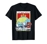 Mostra il tuo amore per il Montenegro e l'emozione di viaggiare con questo design accattivante. Ideale per coloro che amano le avventure globali e vogliono rappresentare con orgoglio la propria squadra di viaggi.