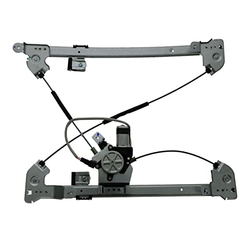 Image of TRQ Front Right Power Window Regulator & Motor Assembly Passenger Side Compatible with 2004-2008 Ford F-150 2006-2008 Lincoln Mark LT