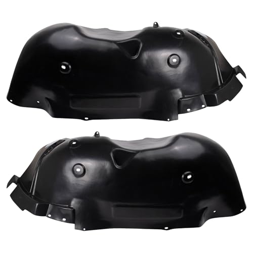 Image of TRQ Front Driver and Passenger Side Inner Fender Liner Set Compatible with 2007-2010 GMC Sierra 2500 HD Sierra 3500 HD