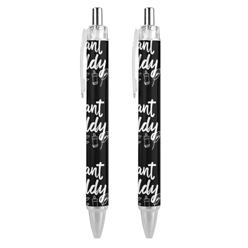 Bolígrafos retráctiles de tinta negra Plant Daddy de 0,5 mm para organizar tu agenda diaria