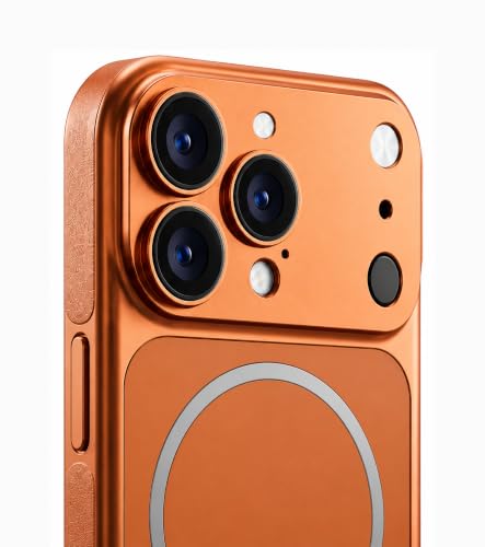 HANIRY Store Compatible iPhone 14 Pro Max Cover Case Orange - Image 7