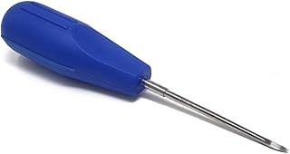 Dental Elevator H1 for Tooth Molar Root Extraction Made of Stainless Steel with Blue Color Hollow Handle Surgical Implant Luxating Instruments