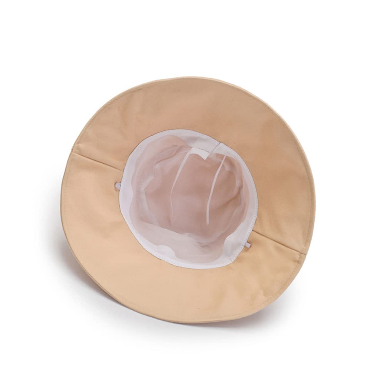 Ipetboom Stylish Bucket Hat for Women Decoration Wide Brimmed Sun Protection Hat for Outdoor Activities Fishing Hiking Camping Beach Khaki