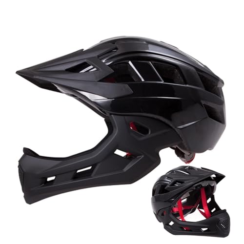 Casque intégral vélo route protégeant les enfants en trottinette