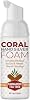 Coral Nano Silver Foaming Cinamon Tea Tree Toothpaste, Natural Fluoride Free Toothpaste, SLS and Glycerin Free - 4 Ounce