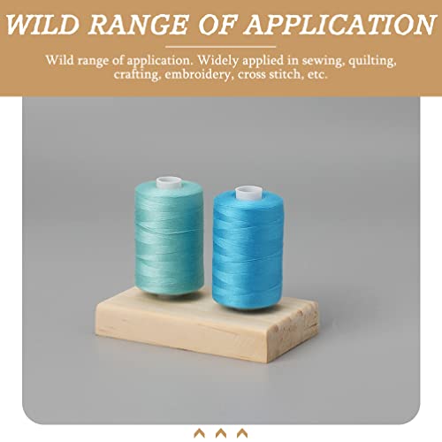 Image of SEWACC 2 Pcs Thread Spool Holder Wire Frame Storage with Stable Base for Sewing Thread Organization Embroidery Quilting Craft Supplies 3.74 X 2.63 X 2.16 in