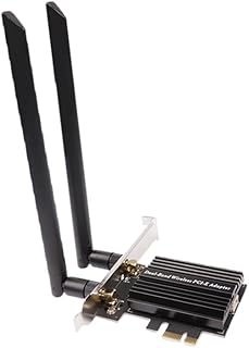 Placa de rede WiFi 6E Ax210 Pcie Intel AX210NGW Bluetooth 5.3 802.11ax Tri Band 2.4Ghz/5Ghz/6Ghz WiFi6 Adaptador sem fio para PC