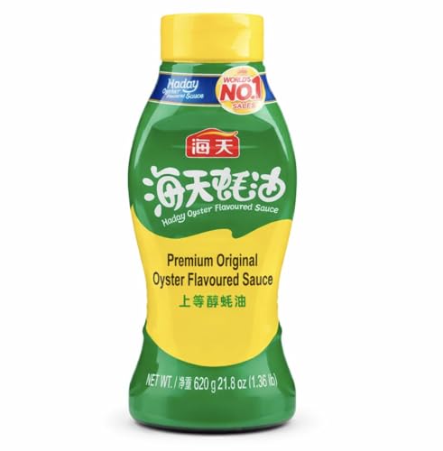 Haday Oyster Flavored Sauce, Premium Original – Classic Chinese Stir-Fry Sauce for Vegetables, Meat & Noodles – Rich Umami Flavor, Easy Squeeze Bottle, 620g (21.8 oz)