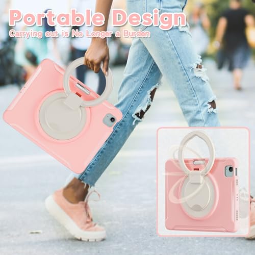 Coque pour iPad Pro 11 avec poignée rotative antichoc et protection hybride