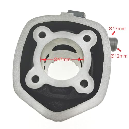 Cilindro de gran cilindro 70cc para mejorar aceleración de Malaguti F12 y F15 3