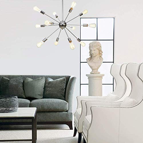 NZDY Lampadario Sputnik Oro 18 Luci Lampadario
